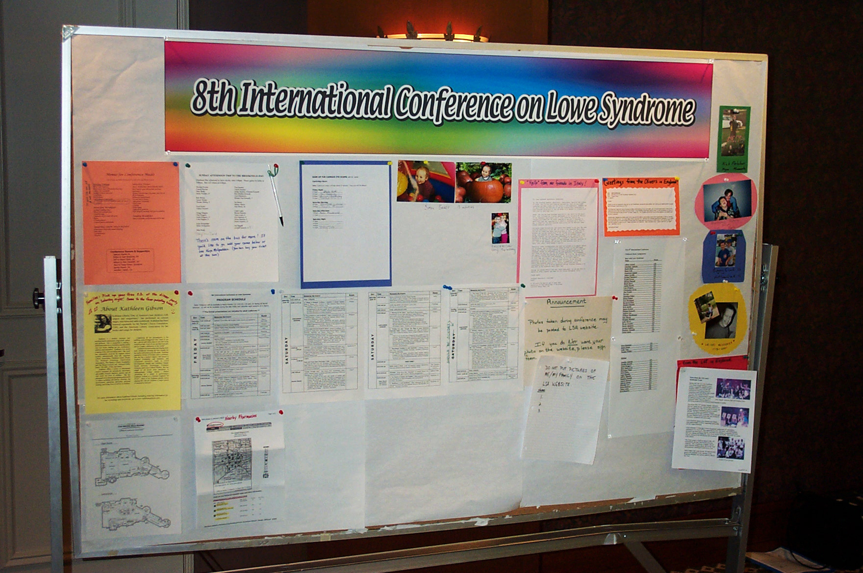 Conference board of information