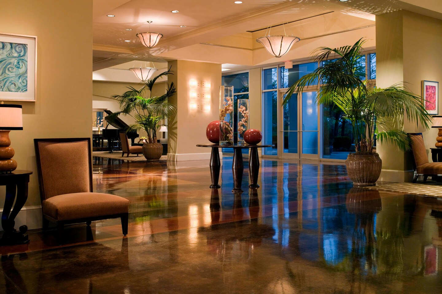 Lobby photo of Marriott Hotel & Golf at Champion Circle Dallas/FW